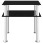 Black tempered glass side table 45x50x45 cm by vidaXL, Side tables - Ref: Foro24-249530, Price: 47,82 €, Discount: %