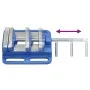 Drill press vise, blue cast iron, 100 mm by , column drill - Ref: Foro24-154632, Price: 31,39 €, Discount: %