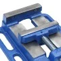 Drill press vise, blue cast iron, 100 mm by , column drill - Ref: Foro24-154632, Price: 31,39 €, Discount: %
