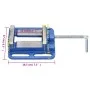 Drill press vise, blue cast iron, 100 mm by , column drill - Ref: Foro24-154632, Price: 31,39 €, Discount: %