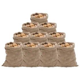 Sacos de yute 10 unidades 60x105 cm 100% yute 220 g/m² de , Maletas y bolsos de viaje - Ref: Foro24-155778, Precio: 39,11 €, ...