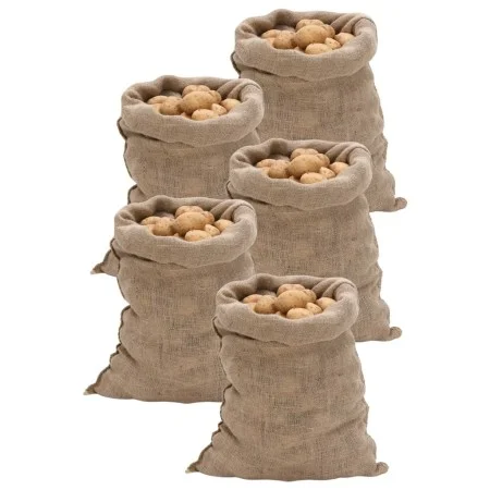 Sacos de yute 5 unidades 60x105 cm 100% yute 220 g/m² de , Maletas y bolsos de viaje - Ref: Foro24-155777, Precio: 20,06 €, D...
