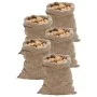 Sacos de yute 5 unidades 60x105 cm 100% yute 220 g/m² de , Maletas y bolsos de viaje - Ref: Foro24-155777, Precio: 20,06 €, D...
