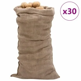 Sacos de yute 30 unidades 65x135 cm 100% yute 220 g/m² de , Maletas y bolsos de viaje - Ref: Foro24-155806, Precio: 107,16 €,...