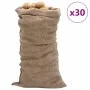 Sacos de yute 30 unidades 65x135 cm 100% yute 220 g/m² de , Maletas y bolsos de viaje - Ref: Foro24-155806, Precio: 107,16 €,...