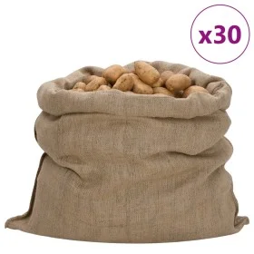 Sacos de yute 30 unidades 100x110 cm 100% yute 340 g/m² de , Maletas y bolsos de viaje - Ref: Foro24-155810, Precio: 158,84 €...