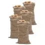 Sacos de yute 5 unidades 65x135 cm 100% yute 220 g/m² de , Maletas y bolsos de viaje - Ref: Foro24-155779, Precio: 26,69 €, D...
