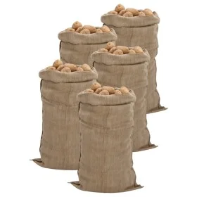 Sacos de yute 5 unidades 65x135 cm 100% yute 340 g/m² de , Maletas y bolsos de viaje - Ref: Foro24-155785, Precio: 28,92 €, D...