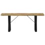 Banco de madera maciza reciclada 110 cm de vidaXL, Bancos de comedor y cocina - Ref: Foro24-247952, Precio: 107,38 €, Descuen...