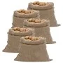 Sacos de yute 5 unidades 100x110 cm 100% yute 220 g/m² de , Maletas y bolsos de viaje - Ref: Foro24-155781, Precio: 32,75 €, ...