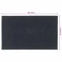 Dark gray 90x150 cm coconut fiber doormat by , Doormats - Ref: Foro24-155593, Price: 76,28 €, Discount: %