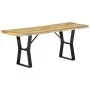 Banco de madera maciza reciclada 110 cm de vidaXL, Bancos de comedor y cocina - Ref: Foro24-247952, Precio: 105,72 €, Descuen...