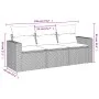 Garden sofa set with 3-piece black synthetic rattan cushions by , Modular outdoor sofas - Ref: Foro24-3250992, Price: 236,85 ...
