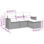 Juego de sofás jardín con cojines 4 pzas ratán sintético beige de , Sofás modulares de exterior - Ref: Foro24-3251206, Precio...