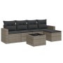 Set de muebles de jardín 6 pzas y cojines ratán sintético gris de , Conjuntos de jardín - Ref: Foro24-3218890, Precio: 330,02...