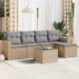 Juego de sofás jardín con cojines 6 pzas ratán sintético beige de , Conjuntos de jardín - Ref: Foro24-3218889, Precio: 343,81...