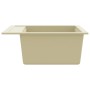 Fregadero de cocina de granito con un seno beige de vidaXL, Fregaderos - Ref: Foro24-144856, Precio: 168,14 €, Descuento: %