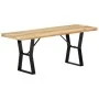 Banco de madera maciza de mango 110 cm de vidaXL, Bancos de comedor y cocina - Ref: Foro24-247951, Precio: 106,36 €, Descuent...
