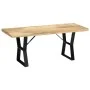 Banco de madera maciza de mango 110 cm de vidaXL, Bancos de comedor y cocina - Ref: Foro24-247951, Precio: 106,36 €, Descuent...