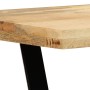 Banco de madera maciza de mango 110 cm de vidaXL, Bancos de comedor y cocina - Ref: Foro24-247951, Precio: 108,00 €, Descuent...