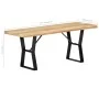 Banco de madera maciza de mango 110 cm de vidaXL, Bancos de comedor y cocina - Ref: Foro24-247951, Precio: 106,36 €, Descuent...