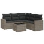 Set de muebles de jardín 6 pzas y cojines ratán sintético gris de , Conjuntos de jardín - Ref: Foro24-3218950, Precio: 360,59...