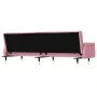 Sofá cama con cojines terciopelo rosa de , Sofás - Ref: Foro24-351860, Precio: 307,10 €, Descuento: %