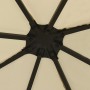 Cenador con tira de luces LED 3x3 m crema de , Carpas y cenadores - Ref: Foro24-3070320, Precio: 265,53 €, Descuento: %