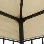 Cenador con tira de luces LED 3x3 m crema de , Carpas y cenadores - Ref: Foro24-3070320, Precio: 271,33 €, Descuento: %