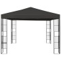 Cenador con tira de luces LED 3x3 m gris antracita de , Carpas y cenadores - Ref: Foro24-3070322, Precio: 224,67 €, Descuento: %