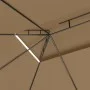 Cenador gris taupé 4x3x2,7 m 160 g/m² de , Carpas y cenadores - Ref: Foro24-313916, Precio: 202,08 €, Descuento: %