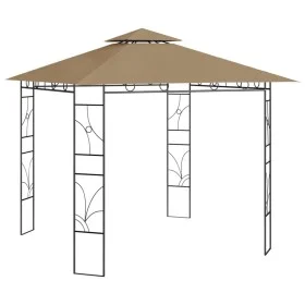 Cenador gris taupé 3x3x2,7 m 160 g/m² de , Carpas y cenadores - Ref: Foro24-313913, Precio: 188,29 €, Descuento: %