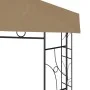 Cenador gris taupé 3x3x2,7 m 160 g/m² de , Carpas y cenadores - Ref: Foro24-313913, Precio: 188,29 €, Descuento: %
