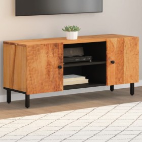 Mueble de TV madera maciza de acacia 105x33x46 cm de , Muebles TV - Ref: Foro24-356855, Precio: 73,11 €, Descuento: %