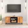 Mueble de TV madera maciza de acacia 105x33x46 cm de , Muebles TV - Ref: Foro24-356855, Precio: 73,11 €, Descuento: %