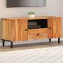 Mueble de TV madera maciza de acacia 105x33x46 cm de , Muebles TV - Ref: Foro24-356869, Precio: 84,24 €, Descuento: %