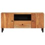 Mueble de TV madera maciza de acacia 105x33x46 cm de , Muebles TV - Ref: Foro24-356869, Precio: 84,24 €, Descuento: %