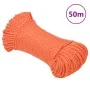 Cuerda de trabajo polipropileno naranja 3 mm 50 m de , Sogas y cuerdas metálicas - Ref: Foro24-152919, Precio: 11,91 €, Descu...