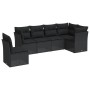 Set de sofás de jardín 6 piezas y cojines ratán sintético negro de , Conjuntos de jardín - Ref: Foro24-3217695, Precio: 391,8...