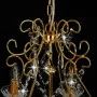 Lámpara de araña con cuentas de cristal dorado redonda 6 x E14 de vidaXL, Lámparas - Ref: Foro24-281603, Precio: 105,85 €, De...