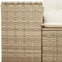 Sofá de jardín con cojines de 2 plazas ratán sintético beige de , Sofás de exterior - Ref: Foro24-366081, Precio: 221,59 €, D...