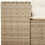 Sofá de jardín con cojines de 2 plazas ratán sintético beige de , Sofás de exterior - Ref: Foro24-366081, Precio: 204,36 €, D...