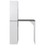 Mesa alta de bar con armario blanca 115x59x200 cm de vidaXL, Mesas de cocina y de comedor - Ref: Foro24-280231, Precio: 199,7...