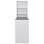 High bar table with white cabinet 115x59x200 cm by vidaXL, Kitchen and dining tables - Ref: Foro24-280231, Price: 199,77 €, D...