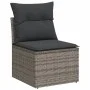 Gartensofa ohne Armlehnen mit grauen PE-Rattankissen von , Outdoor-Sofas - Ref: Foro24-366112, Preis: 55,10 €, Rabatt: %