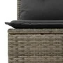 Gartensofa ohne Armlehnen mit grauen PE-Rattankissen von , Outdoor-Sofas - Ref: Foro24-366112, Preis: 55,10 €, Rabatt: %