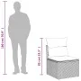 Garden sofa without armrests with gray PE rattan cushions by , Outdoor sofas - Ref: Foro24-366112, Price: 55,10 €, Discount: %