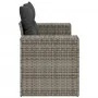 Garden sofa with cushions 2 seater gray synthetic rattan by , Outdoor sofas - Ref: Foro24-366125, Price: 180,94 €, Discount: %