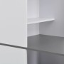 Mesa alta de bar con armario blanca 115x59x200 cm de vidaXL, Mesas de cocina y de comedor - Ref: Foro24-280231, Precio: 195,9...
