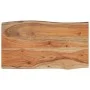 Mesa auxiliar madera maciza acacia borde natural 70x40x2,5 cm de , Mesas auxiliares - Ref: Foro24-370609, Precio: 62,91 €, De...